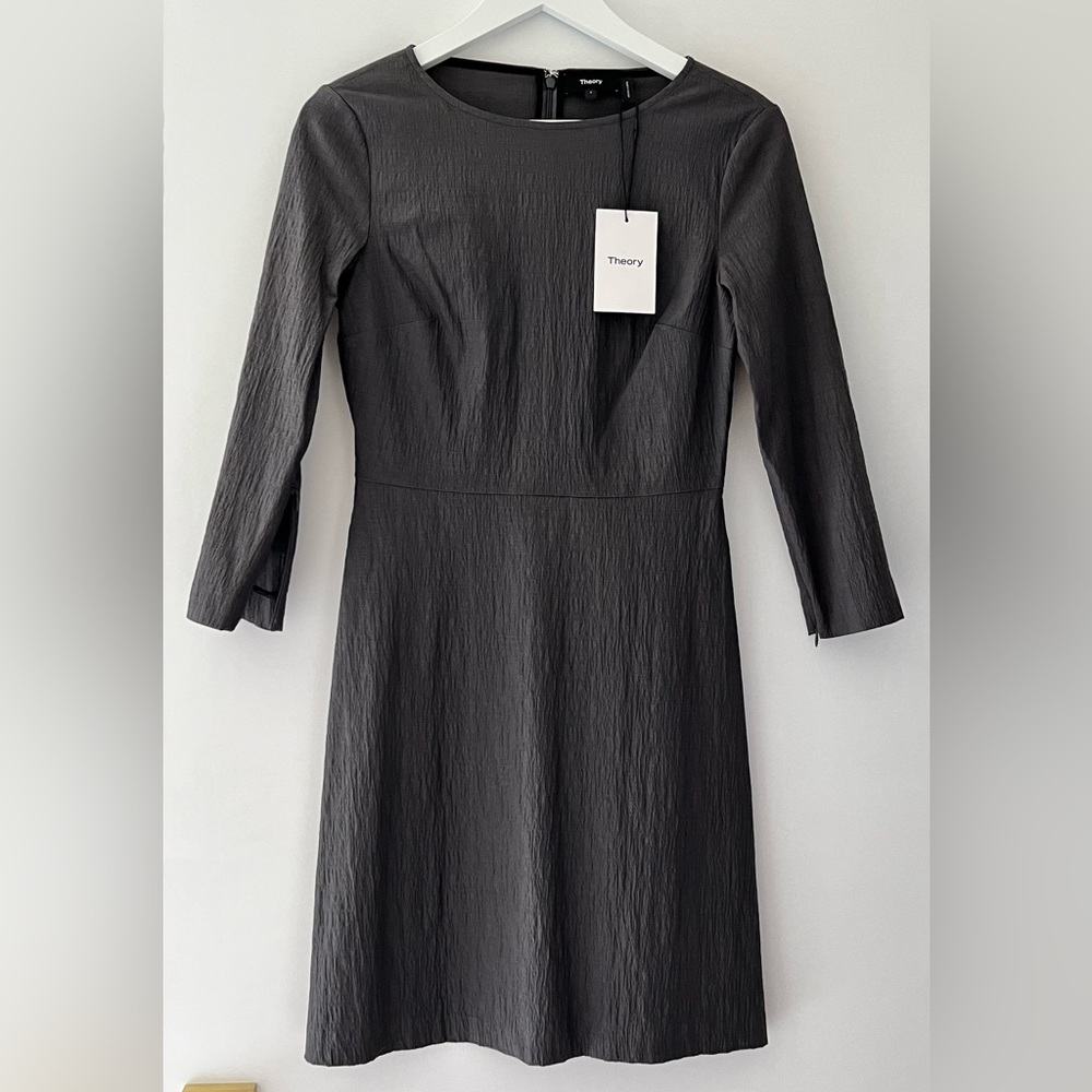 Charcoal grey Theory Dress